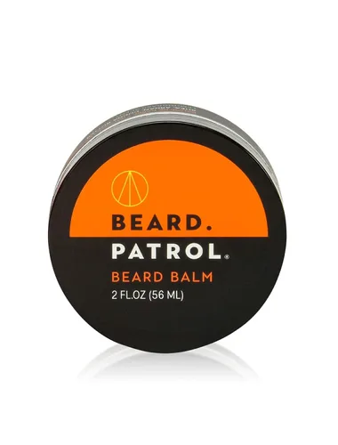 Bump Patrol Beard Patrol - Bálsamo para barba para hombres, suavizante y domador de bigotes con aceite de argán, manteca de karité y cacao, suaviza,