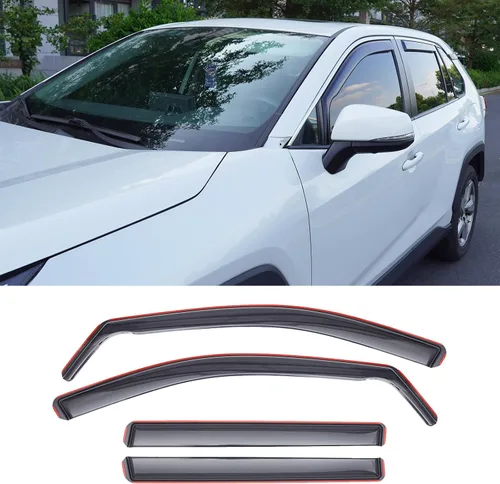 Miniatura 10 de DORENA Protectores de lluvia extra duraderos en el canal (Chevrolet Equinox 2018-2024)