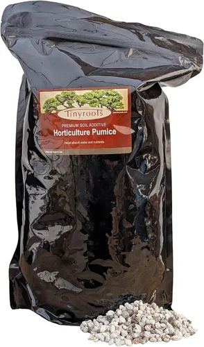 Tinyroots - Aditivo para suelo de piedra pómez hortícola, suculentas, cactus, bonsái y otras plantas, rocas volcánicas 100% puras + aditivo de suelo