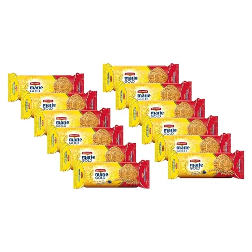 Miniatura 13 de Britannia Marie Gold Cookies 21.16 oz (600g) – Bocadillo crujiente de té – Deliciosas galletas de comestibles (paquete de 2)
