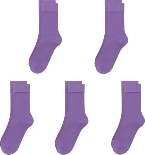 Miniatura 35 de SERISIMPLE Calcetines de bambú de viscosa para niños, calcetines escolares antiolor para niños y niñas, uniforme, ligeros, con costuras planas, 5