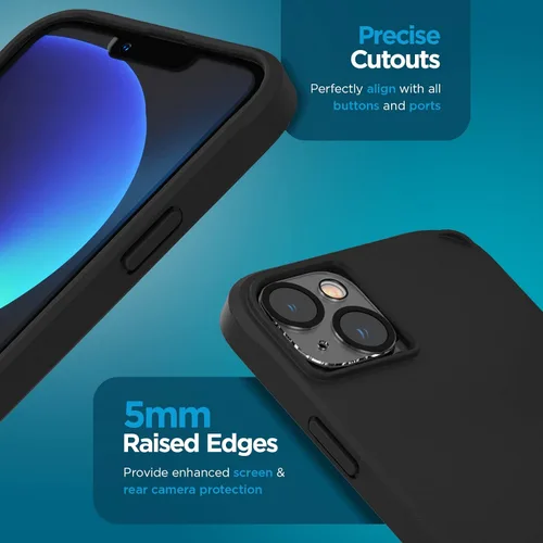 Miniatura 4 de Case-Mate Funda 3 en 1 para iPhone 14, vidrio templado y protector de lente, protección contra caídas de 15 pies, compatible con MagSafe y carga