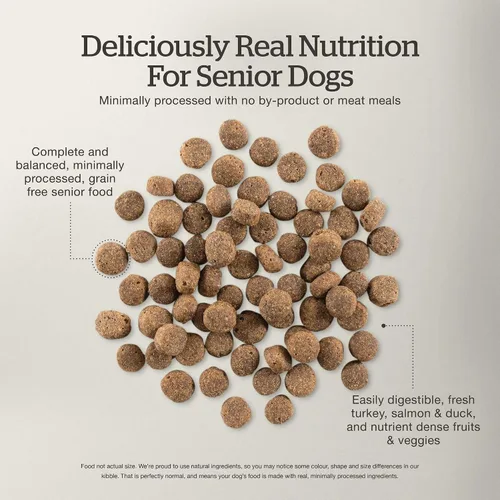 Miniatura 5 de Now Fresh Alimento seco para perros sin granos, carne y pescado reales, pavo, salmón y pato receta para personas mayores, tamaño de todas las razas