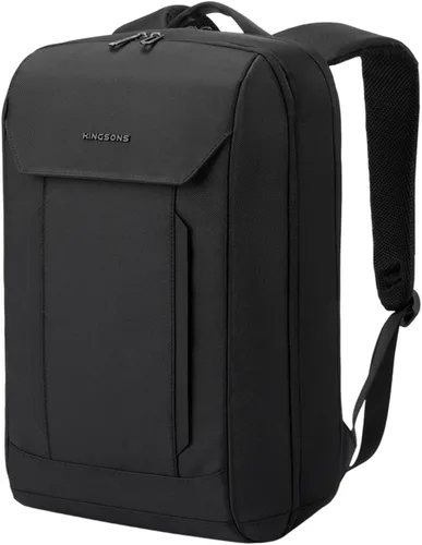 Kingsons Mochila con compartimento para laptop de 15.6 pulgadas para hombres, mochila de negocios delgada y duradera para el trabajo, viajes