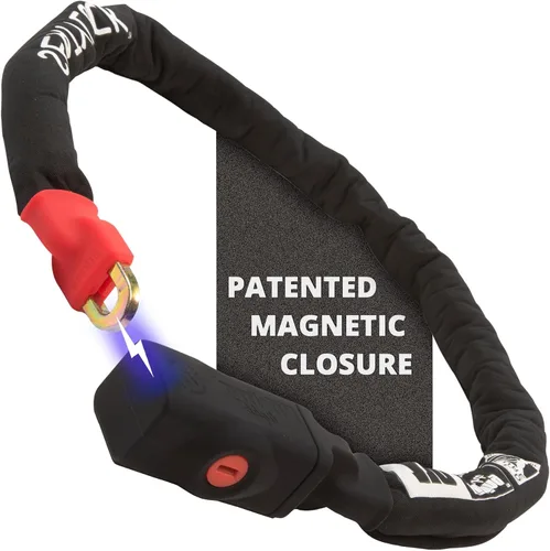 Miniatura 12 de Seatylock Viking - Cerradura de cadena para bicicleta con llave, magnética, patentada, clasificada segura, segura, antirrobo, cerradura inteligente