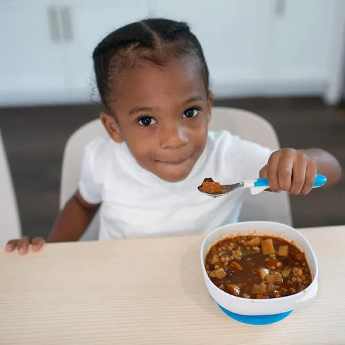 Miniatura 2 de Dr. Brown's Tazones de succión fuertes antideslizantes para bebés y niños pequeños, alimentación LED para bebés, paquete de 2, sin BPA, 4 meses