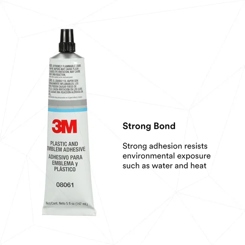 Miniatura 2 de 3M 08090 Adhesivo para tapicería súper amarillo, Tubo adhesivo de plástico y emblema 3M, 5 onza.