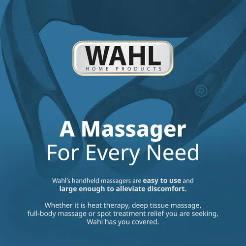 Miniatura 9 de Wahl Masajeador corporal con calor, nodos de masaje shiatsu, alivio calmante del dolor para cuello, espalda, hombros y piernas, elegible para FSA