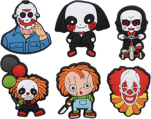 Miniatura 3 de QYSEOFON Lote de 30, 50, 100 dijes de zapatos de dibujos animados para niños y mujeres, decoración de zapatos para niños y niñas, regalos