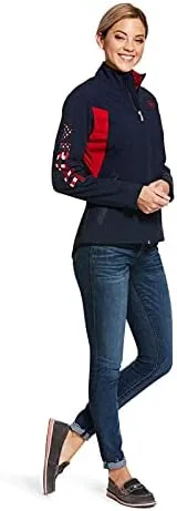 Miniatura 3 de ARIAT New Team Softshell - Chaqueta para mujer, color negro