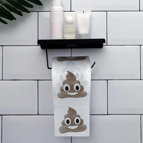 Miniatura 2 de Poop - Decoraciones de feliz cumpleaños para mujeres, hombres, ella, él, 3 capas, 150 hojas, rollo de papel higiénico novedoso, papel higiénico