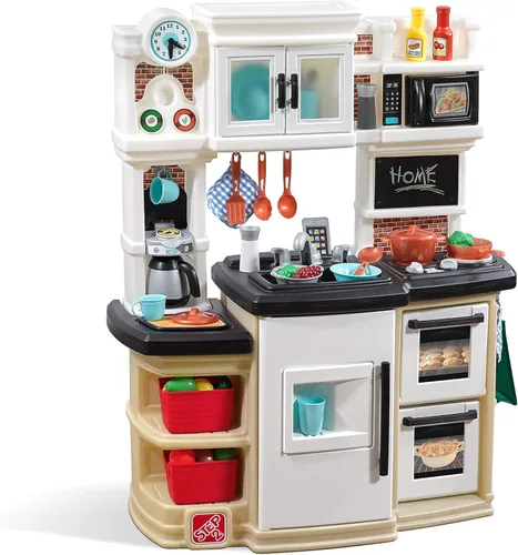Miniatura 9 de Step2 Gran juego gourmet de plástico para niños pequeños cocina juego estación de trabajo