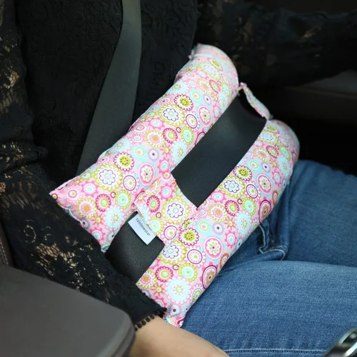 Miniatura 2 de Almohada para cinturón de seguridad de histerectomía con bolsillo para cáncer cervical, fibromas uterinos, cirugía abdominal, protector de curación