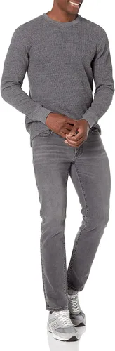 Miniatura 6 de Tienda Essentials - Camisa de manga larga con ajuste regular de punto de gofre para hombre