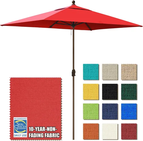 Miniatura 49 de EliteShade USA Sombrilla de Mercado de 9 Pies con Garantía de 10 Años Sin Decoloración, Sombrilla de Patio, Sombrilla de Mesa para Exteriores