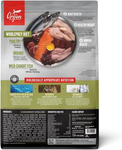 Miniatura 2 de ORIJEN - Alimento seco para perros mayores, sin granos, alimentos secos para perros mayores, ingredientes frescos o crudos, 4.5 libras