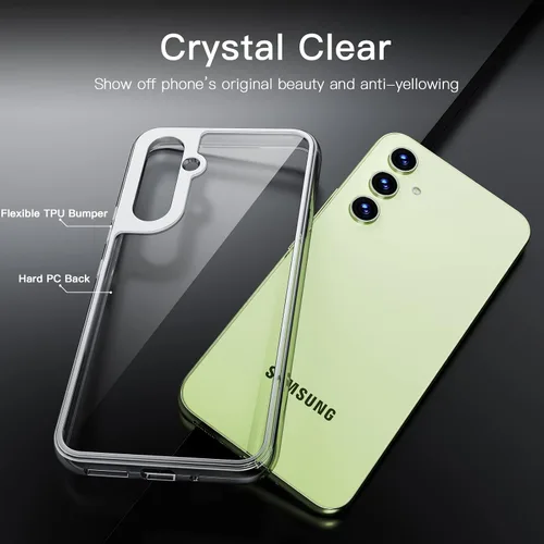 Miniatura 3 de JETech Funda para Samsung Galaxy A54 5G de 6.4 pulgadas, no amarillenta a prueba de golpes, funda protectora para teléfono, parte trasera