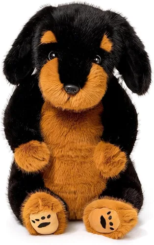 Miniatura 10 de PEACH CAT Basset Hound - Animal de peluche de perro de 14 pulgadas, lindos peluches de peluche suave, regalos para niños, marrón