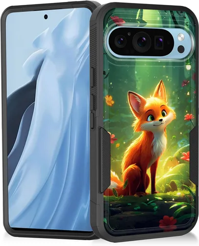 Miniatura 103 de Funda para Pixel 7a, resistente de doble capa híbrida de policarbonato duro de goma suave a prueba de golpes para Google Pixel 7A 6.1 pulgadas