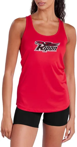 Miniatura 42 de Camiseta deportiva sin mangas oficial de NCAA Collegiate para mujer, con espalda cruzada, colección con logotipo primario