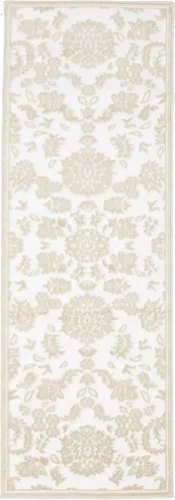Miniatura 16 de Unique Loom Colección Rushmore Alfombra de Área - Taft (2' 6" x 13' 1" Corredor, Blanco Nieve/Beige)