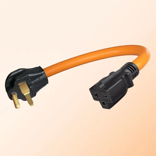 Cable adaptador de soldador NEMA 6-50P a 6-20R de 1.5 pies, adaptador de carga de vehículo eléctrico, 20 amperios, 250V, cable SJTW 12AWG* 3C y el