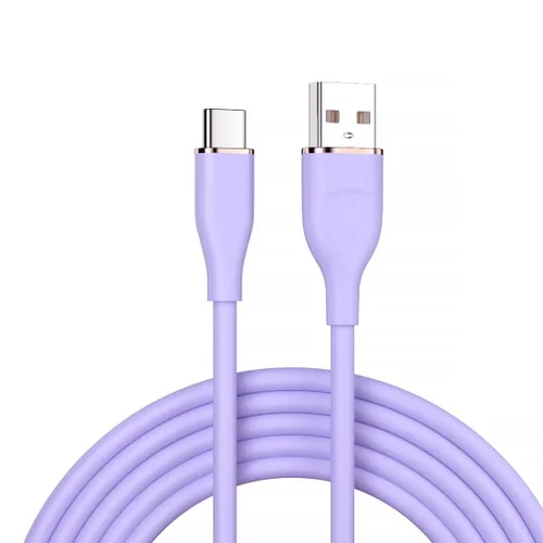Miniatura 14 de chenyang USB A to C Silicone Cable,USB 2.0 Type C PD 15W Fast Charge Data Extension Cable Compatible with iPhone 15 Black 3.28FT/1.0M