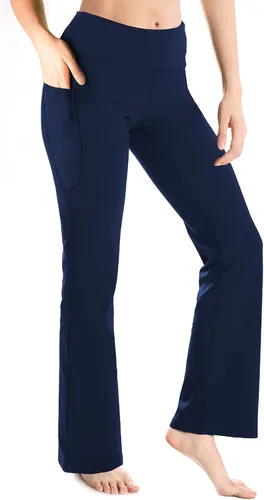Miniatura 6 de Yogipace - Pantalones de yoga con bolsillos laterales para mujer, de 25/27/29/31/33/35/37 pulgadas, para descansar y para entrenamiento