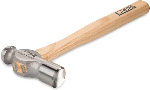 Miniatura 2 de ESTWING Sure Strike Martillo de Bola - Herramienta de Metalurgia de 24 oz con Cabeza de Acero Forjado y Mango de Madera de Hickory - MRW24BP