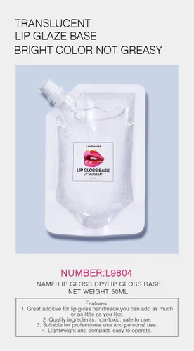 Miniatura 3 de BestLand Paquete de 2 bases de brillo de labios hidratante casera, base de maquillaje de labios, material básico de lápiz labial, base de brillo