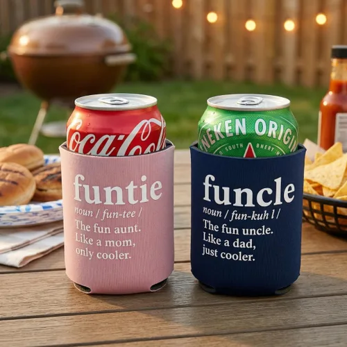 Miniatura 9 de Funtie Funcle - Enfriadores de latas, enfriadores de tía lata, enfriador de tío lata, aislantes divertidos para tía y tío, regalos para tía, regalos