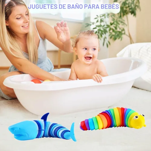 Miniatura 6 de Juguetes Sensoriales Babosa para la Ansiedad, Juguetes Sensoriales para Autismo y Alivio del Estrés, Esenciales de Viaje para Coche y Avión, Regalos