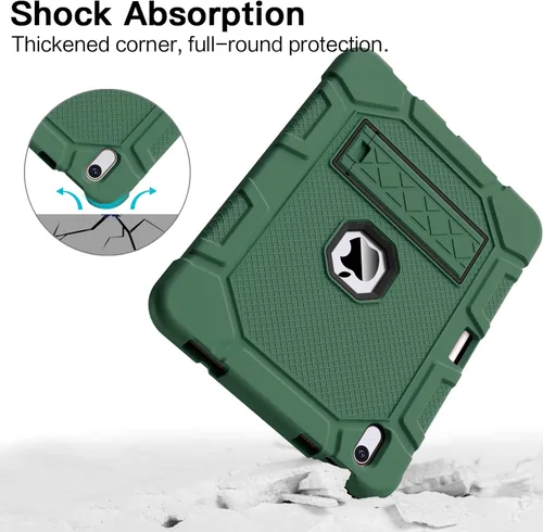 Miniatura 4 de Azzsy Funda para iPad 10.ª generación de 10.9 pulgadas, 2022, soporte integrado para lápiz Apple, funda protectora resistente a prueba de golpes