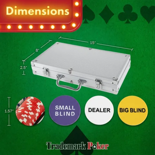 Miniatura 2 de Trademark Poker Maverick 300 Dice - set de póker, 300