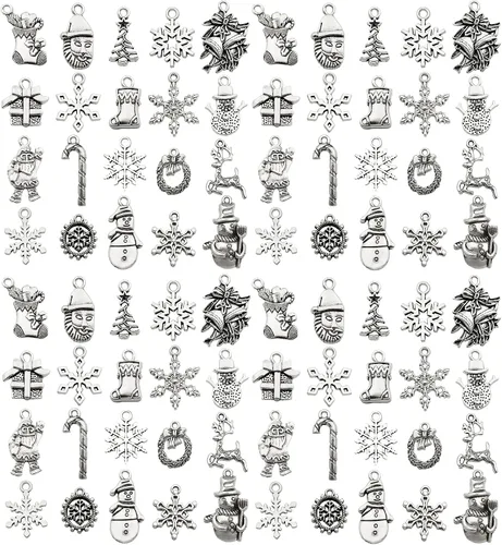 Miniatura 33 de WOCRAFT 60 piezas de dijes de pulsera de cruz dorada KC para juegos de fabricación de joyas, collares, pulseras, llaveros, kit de suministros de KC