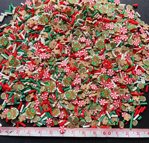 Miniatura 4 de EHOPE Chispas Falsas Chispas Falsas de Navidad Chispas Falsas de Dulce Chispas de Arcilla Chispas de Polímero Rodajas de Arcilla Polimérica