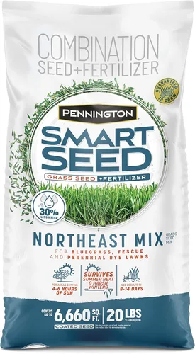 Pennington Smart Seed - Mezcla de semillas para césped del noreste, 20 libras