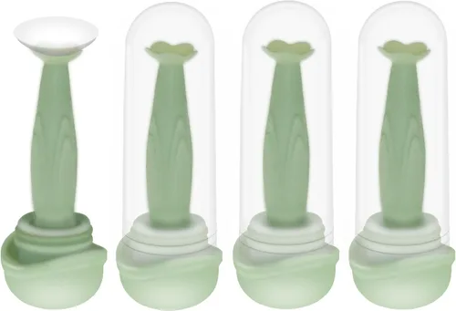 Miniatura 6 de Paquete de 4 removedores de lentes de contacto en forma de flor con caja de almacenamiento empaquetados individualmente, palitos de succión