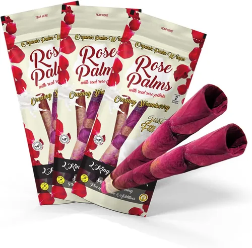 Miniatura 6 de Rose Palms Conos de rosas envueltas con pétalos de flores 6 conos Pétalos de rosa orgánicos naturales enrollados a mano conos sin refinar