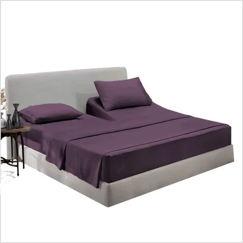 Miniatura 24 de Top Split Head Flex Queen - Juego de sábanas para dormir con número de camas – 4 piezas de color gris oscuro, sábanas divididas Queen – 100% algodón