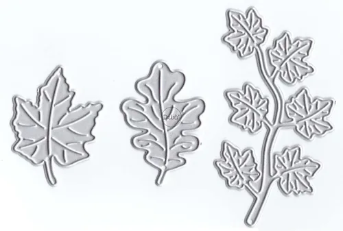 Miniatura 9 de DzIxY Juego de hojas de arce, troqueles de corte de metal para hacer tarjetas, troqueles de papel de gofrado, plantillas de máquina de álbumes