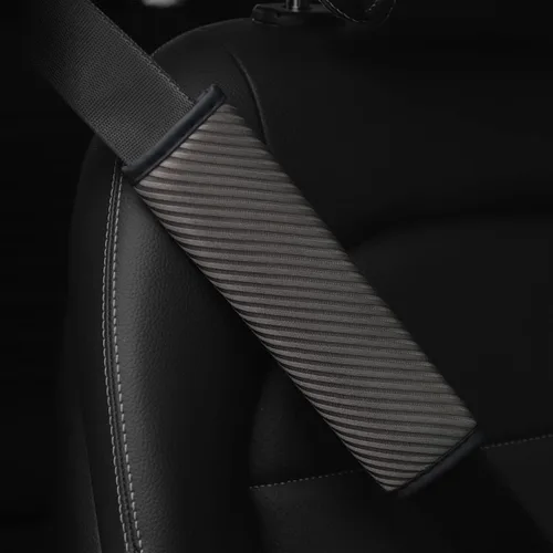 Miniatura 5 de AUCELI 2 fundas para cinturón de seguridad para automóvil, correas transpirables para cinturón de seguridad que ayudan a proteger tu cuello