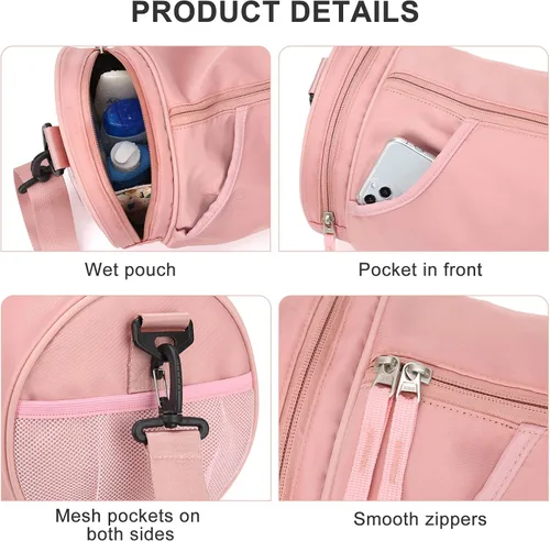 Miniatura 5 de Bolsa de gimnasio, A3-rosa (pequeño), S