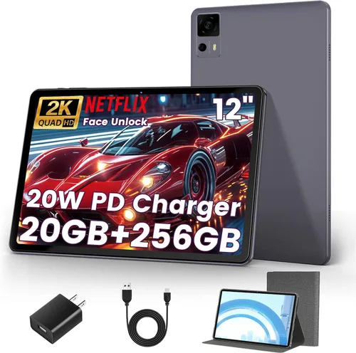 Miniatura 9 de Tablet Android 15, Tablet de 11 Pulgadas con 8000 mAh, Octa-Core, 20 GB RAM 128 GB ROM Expansión de 1 TB, 1920x1200, 5MP+8MP, WiFi 2.4G/5G, Soporte