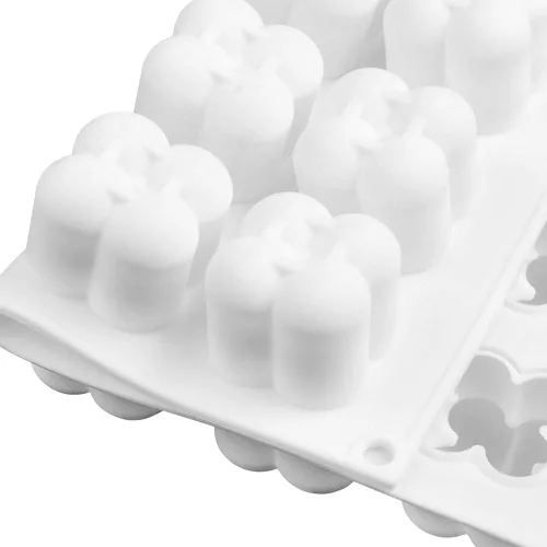 Miniatura 8 de Molde de vela 3D hecho a mano para aromaterapia, cera de soja, molde de silicona, molde de velas de yeso, resina epoxi UV, moldes de jabón