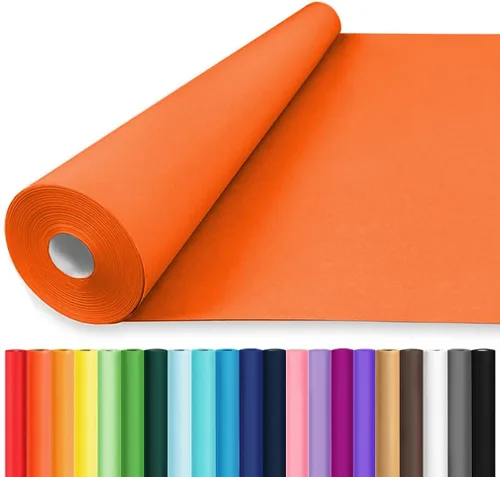 Miniatura 25 de Vanhench - Papel de estraza color marrón de 17.5 x 1200 pulgadas (100 pies), para artes y manualidades, para envolver regalos y flores, tablón