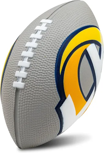 Miniatura 10 de Franklin Sports NFL - Fútbol americano de espuma para niños, pelota suave de tamaño junior de 8.5 pulgadas con logotipos 3D, perfecta para el día