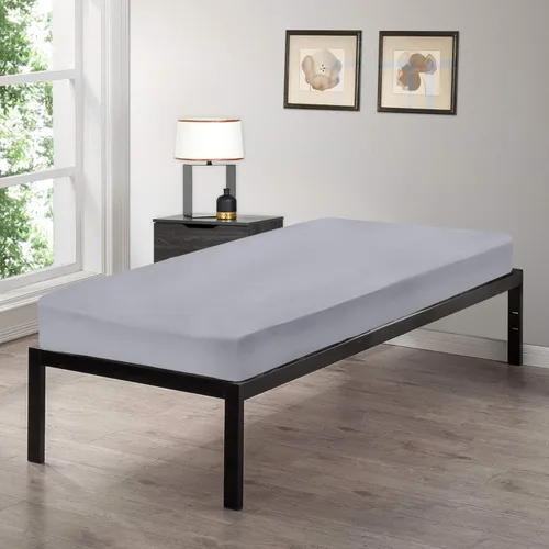 Miniatura 8 de Gilbins Sábana bajera ajustable tamaño cuna de 30 x 75 pulgadas, hecha de algodón, perfecta para literas de campamento, caravanas, camas