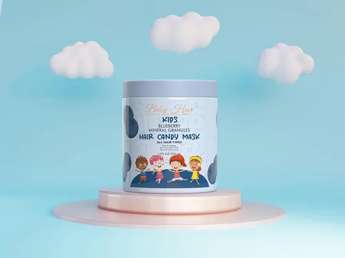 Miniatura 5 de Baby Hair - Juego de champú/gel de baño para niños pequeños, acondicionador y mascarilla para el cabello, champú y acondicionador sin sulfato