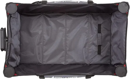 Miniatura 9 de Gorilla Carts Vagón utilitario colapsible plegable para exteriores, cama de gran tamaño de 7 pies cúbicos, capacidad de carga de 150 libras, rojo
